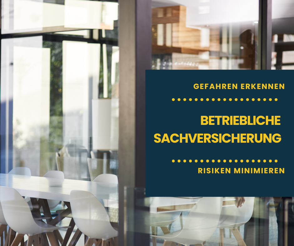 Schützen Sie Ihre wertvollen Sachwerte wie Geschäftsräume und Maschinen mit einer betrieblichen Sachversicherung, um unerwartete Kosten und Risiken für Ihr Unternehmen zu vermeiden. Sorgen Sie für Sicherheit und bewahren Sie, was Ihnen wichtig ist!
