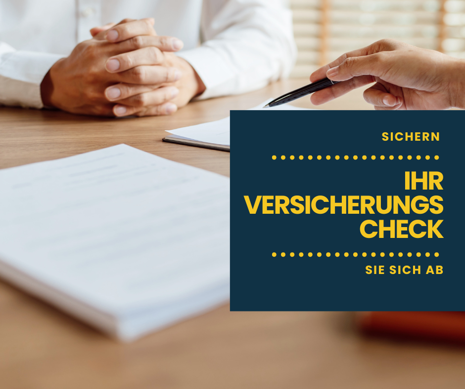 Nutzen Sie unseren kostenlosen Versicherungscheck und finden Sie den idealen Schutz für Ihre Bedürfnisse. Sichern Sie sich jetzt ab! WVN Unterstützt Sie gerne dabei