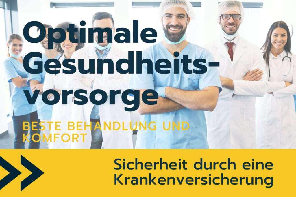 Setzten Sie auf eine optimale Gesundheitsvorsorge. Sicherheit durch eine Krankenversicherung