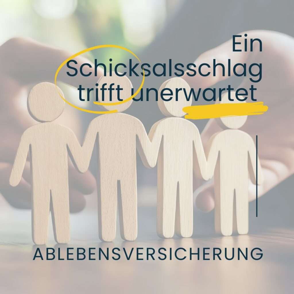 Bloganankünder zum Thema "Ablebensversicherung - Finanzielle Sicherheit für Ihre Liebsten."