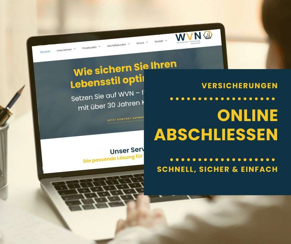 Versicheurngen bei der WVN GmbH Online abschließen
